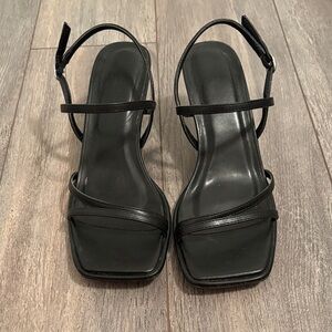 Target Black Strappy Heels